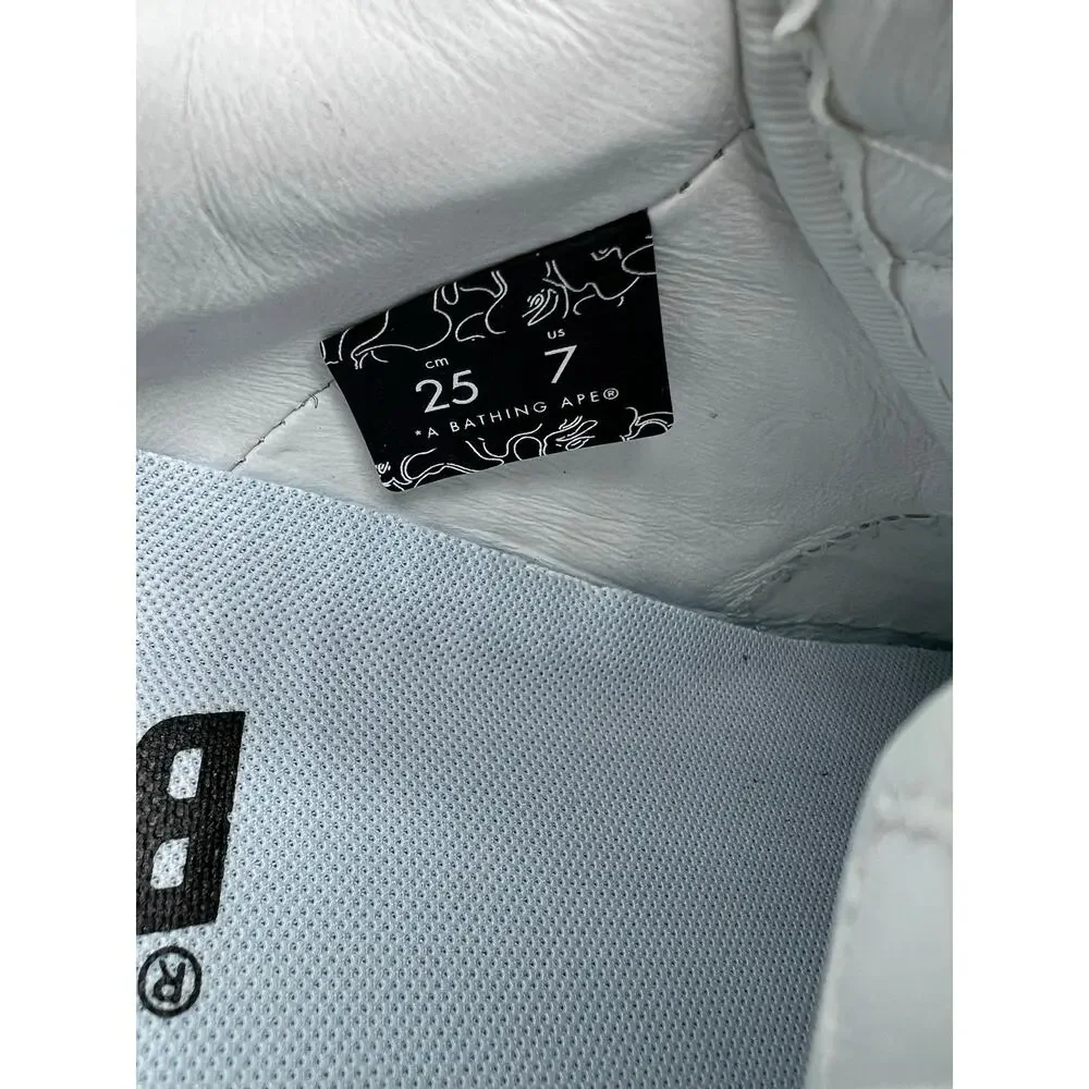 Bape Bapesta #3 M1 ‘Line Camo White’ size 7 mens